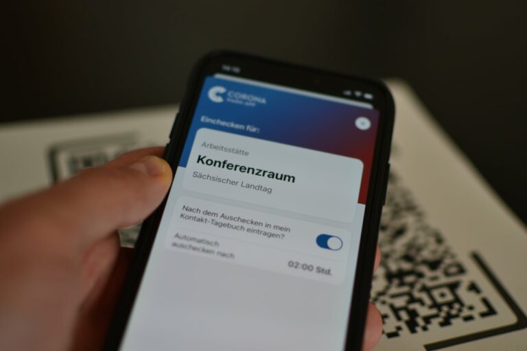 Check-in mit der Corona-Warn-App