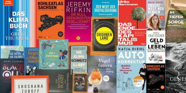 Kollage bestehend aus den Buch-Covern des Adventskalenders.