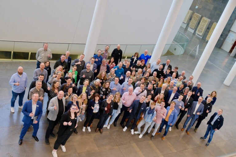 Gruppenbild vom Netzwerktreffen der Digital-Lotsen